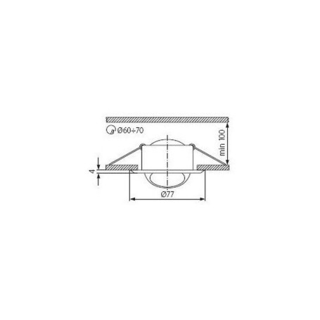 Точечный светильник Kanlux ULKE CT-2118-C/M 343