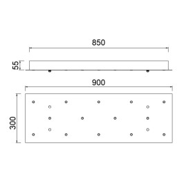 Потолочное основание Mantra Modular Light Florones 9392