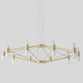 Подвесная люстра Crystal Lux DOROTEA SP10 GOLD