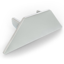 Профиль угловой накладной с рассеивателем серебро 2м. Apeyron 08-03