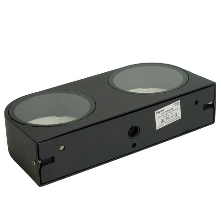 Светильник садово-парковый Feron DH1203,на стену, GX53 230V, черный 51328