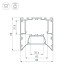 Профиль Arlight ARH-Power-W88-F-Comfort-2000 Anod 036363