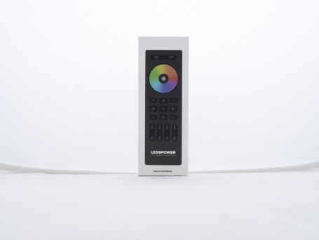 Пульт LEDS POWER RGB/RGBW/RGBCCT на 4 зоны RC03RFB черный 006550