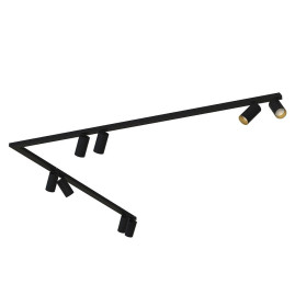 Накладной спот Nowodvorski Mono Corner 2x150 Black/Gold 7700