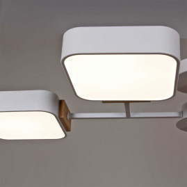 Светильник потолочный Reluce 03363-0.3-08 WH+WOOD