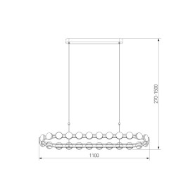 Подвесной светодиодный светильник Eurosvet Tapioca 90332/26