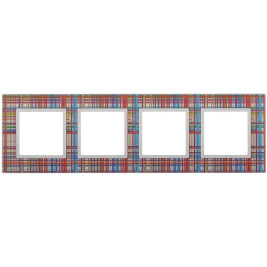 Рамка 4-постовая ЭРА Elegance 14-5104-00 Б0034523