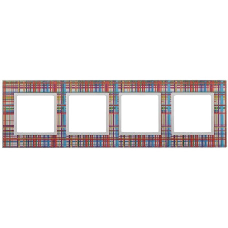 Рамка 4-постовая ЭРА Elegance 14-5104-00 Б0034523