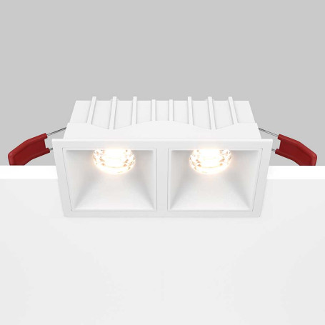 Встраиваемый светильник Maytoni Alfa LED DL043-02-10W3K-D-SQ-W