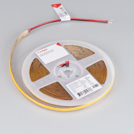 Светодиодная лента Arlight 6W/m 528Led/m CSP теплый белый 5M COB-X528-8mm 24V Warm3000 046887