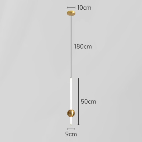 Подвесной светильник Imperium Loft Wand Vrt B H50 Brass 345104-23