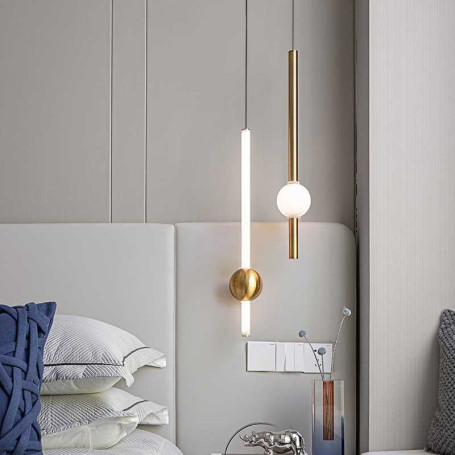 Подвесной светильник Imperium Loft Wand Vrt B H50 Brass 345104-23