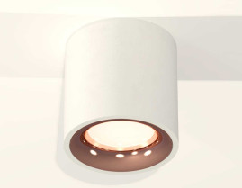 Комплект накладного светильника Ambrella light Techno Spot XS7531025 SWH/PPG белый песок/золото розовое полированное (C7531, N7015)