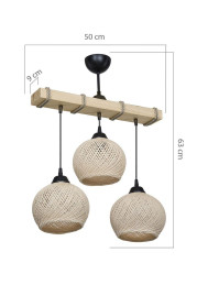 Подвесная люстра Toplight Lydia TL1614L-03WW