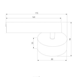Светодиодный спот Eurosvet Tint 20126/1 LED черный жемчуг