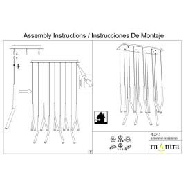 Потолочное основание Mantra Modular Light Florones 9393
