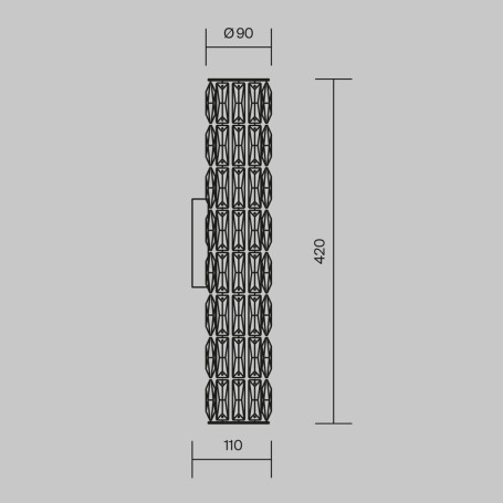 Бра Maytoni Talento DIA008WL-02CH
