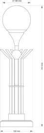 Настольный светильник KUTEK BARI BAR-LG-1(P)