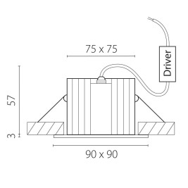 Светильник светодиодный уличный Ciclone Lightstar 385246