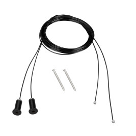 Подвес LINE-D 2х2m Set BLACK Arlight 053523