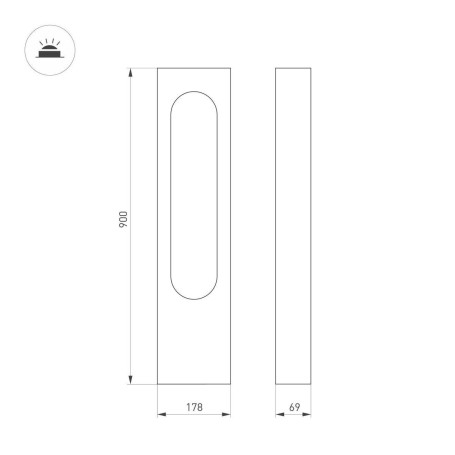 Уличный светодиодный светильник Arlight LGD-Muse-Boll-H900-12W Warm3000 037523
