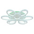 Потолочная светодиодная люстра Profit Light 8033/6+3 WHT