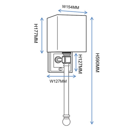 Бра Imperium Loft Regina Andrew Crystal Sconce 85023-22