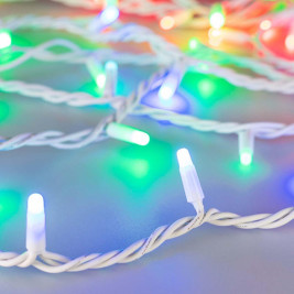 Уличная светодиодная гирлянда Ardecoled нить 24V разноцветная ARD-String-Pro-10000-White-95Led-Milk-Live RGBW-DMX 031757
