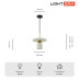 Светильник подвесной Lightera Lawrence LE150L-40W