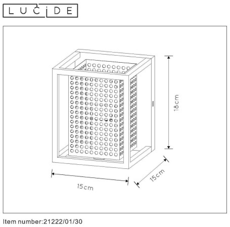 Настенный светильник Lucide Sansa 21222/01/30