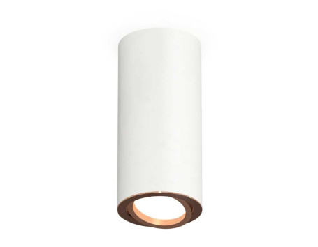 Комплект накладного светильника Ambrella light Techno Spot XS7442005 SWH/PPG белый песок/золото розовое полированное (C7442, N7005)