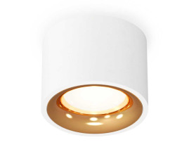 Комплект накладного светильника Ambrella light XS7510024 SWH/PYG белый песок/золото желтое полированное (C7510, N7014)