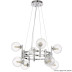Подвесная люстра Crystal Lux Luxury SP8 Chrome
