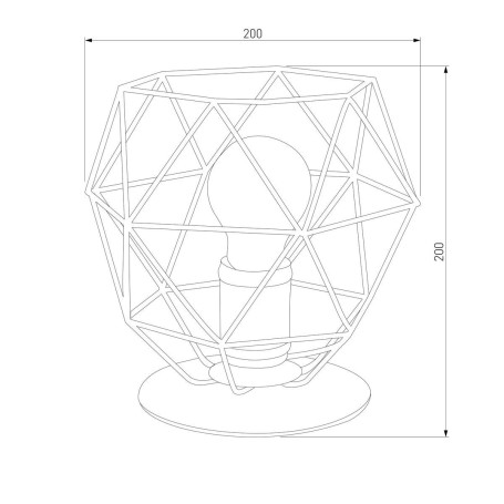 Настольная лампа TK Lighting 3061 Galaxy