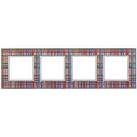 Рамка 4-постовая ЭРА Elegance 14-5104-00 Б0034523