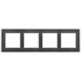 Рамка 4-постовая ЭРА Elegance 14-5104-00 Б0034523