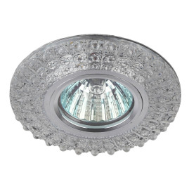 Встраиваемый светильник ЭРА LED с подсветкой DK LD2 SL/BL+WH Б0019200