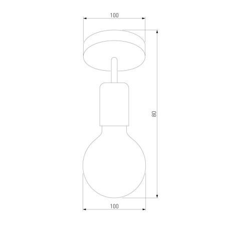 Потолочный светильник TK Lighting 1901 Retro