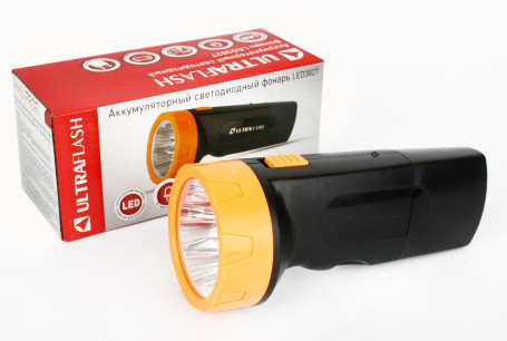 Рабочий светодиодный фонарь Ultraflash Accu Profi аккумуляторный 130х60 18 лм LED3827 11241