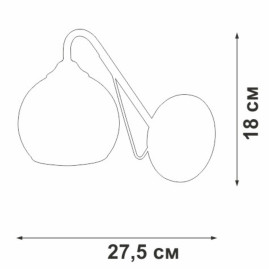 Бра Vitaluce V3951-7/1A