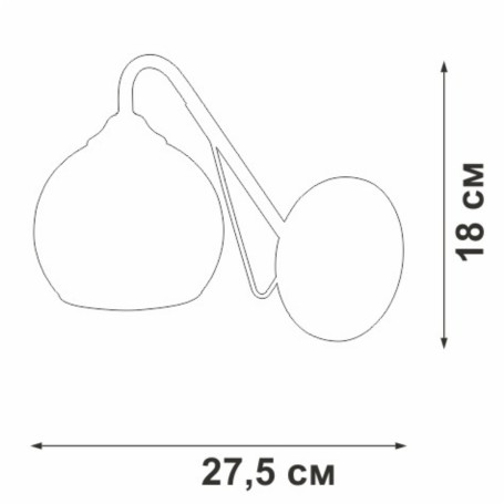 Бра Vitaluce V3951-7/1A