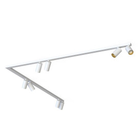 Накладной спот Nowodvorski Mono Corner 2x150 White/Gold 7695