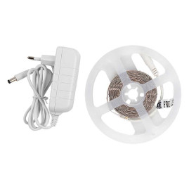 Лента светодиодная General GLS-2835-60-4.8-12-IP20-PRO-3-3-KIT готовый комплект 3м с адаптером