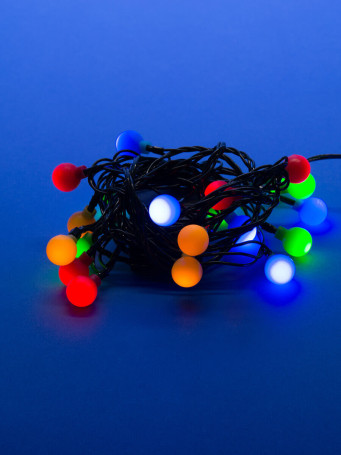 Светодиодная гирлянда Uniel 220V разноцветный ULD-S0800-100/DGA MULTI IP20 COLORBALLS 07929