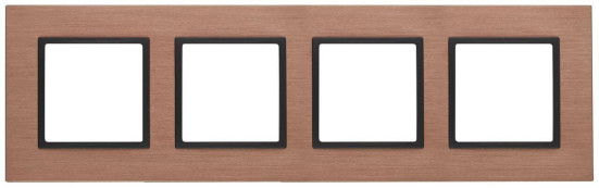 Рамка 4-постовая ЭРА Elegance 14-5204-14 Б0034562