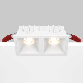 Встраиваемый светильник Maytoni Alfa LED DL043-02-10W3K-SQ-W