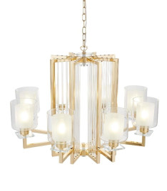 Подвесная люстра Lumina Deco Manhattan LDP 8012-8 F.GD