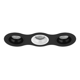Комплект из светильников и рамки Lightstar Domino Round (214637+214607+214606+214607) D637070607