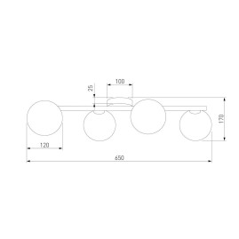 Потолочная люстра TK Lighting 5769 Estera Wood