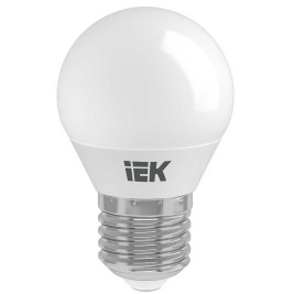 Лампа светодиодная IEK E27 9W 6500K матовая LLE-G45-9-230-65-E27